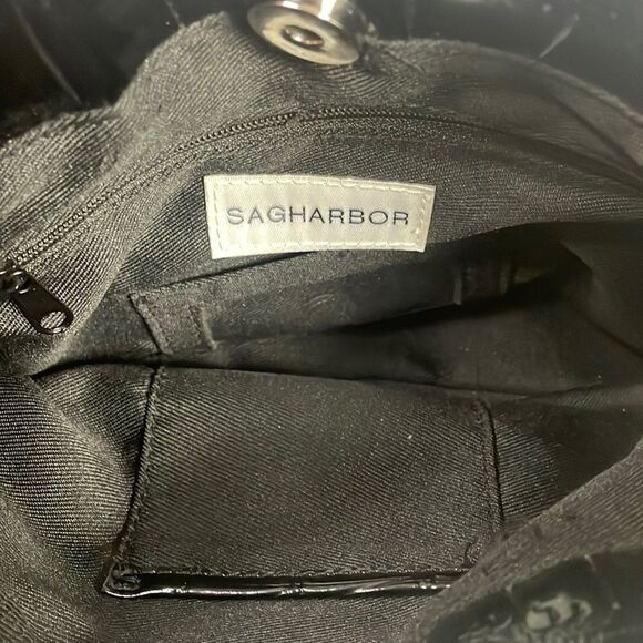 Sag Harbor Ladies Black and Gray Handbag - Picture 4 of 13